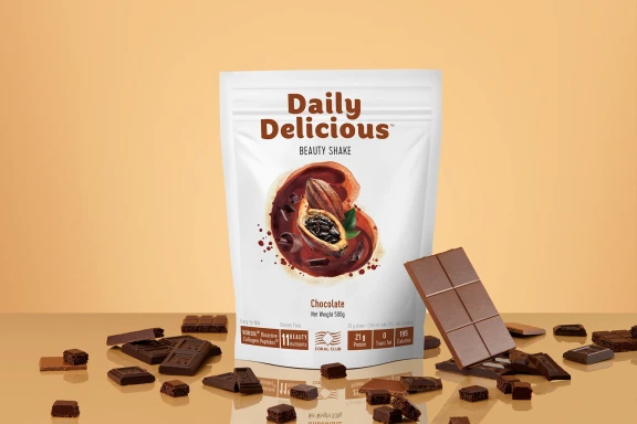 Daily Delicious Beauty Shake mit Schokoladegeschmack